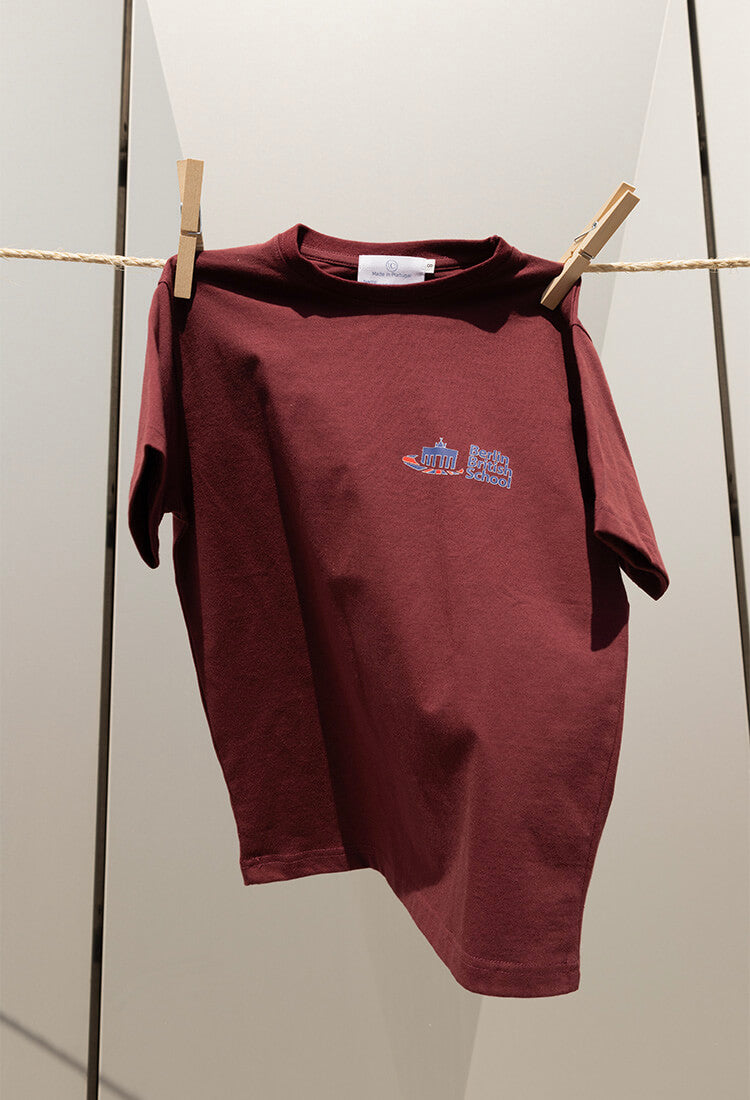 T-Shirt Dunkelrot