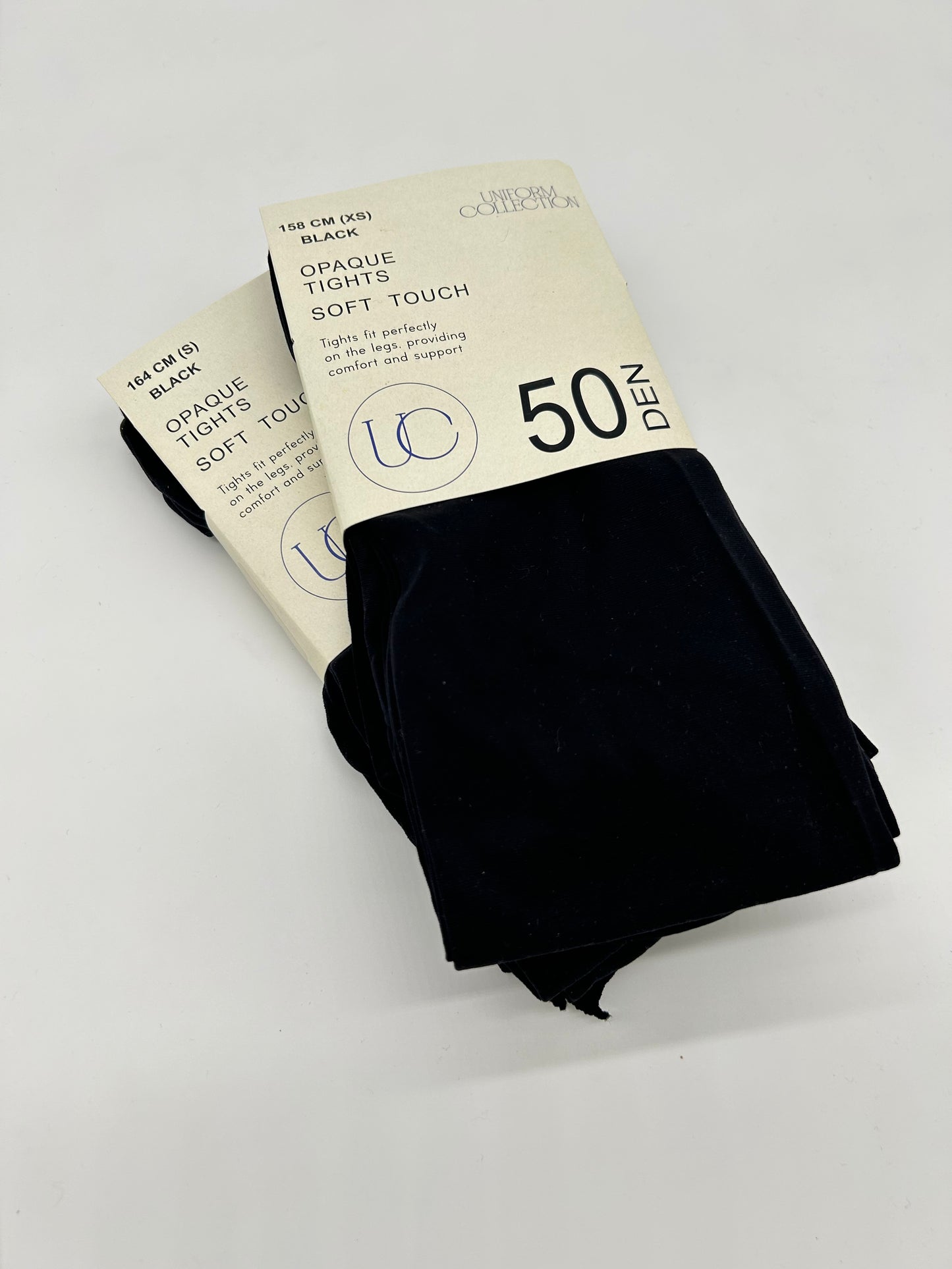 2er Pack schwarze Strumpfhosen